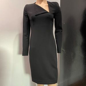 AKRIS Black Sheath Dress